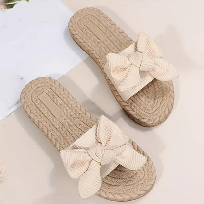 Sandalias Planas Slip-On Con Detalle De Lazo Para Mujer | Ideales Para Uso Diario En Temporadas Cálidas