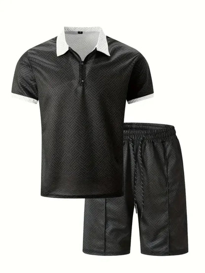 Conjunto de Verano para Hombre con Top de Manga Corta y Short | Ideal para Uso Diario