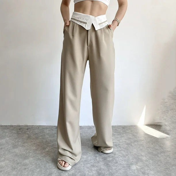 Pantalón Ancho con Cintura Elástica para Mujer | Ideal para Actividades Diarias y Hogar