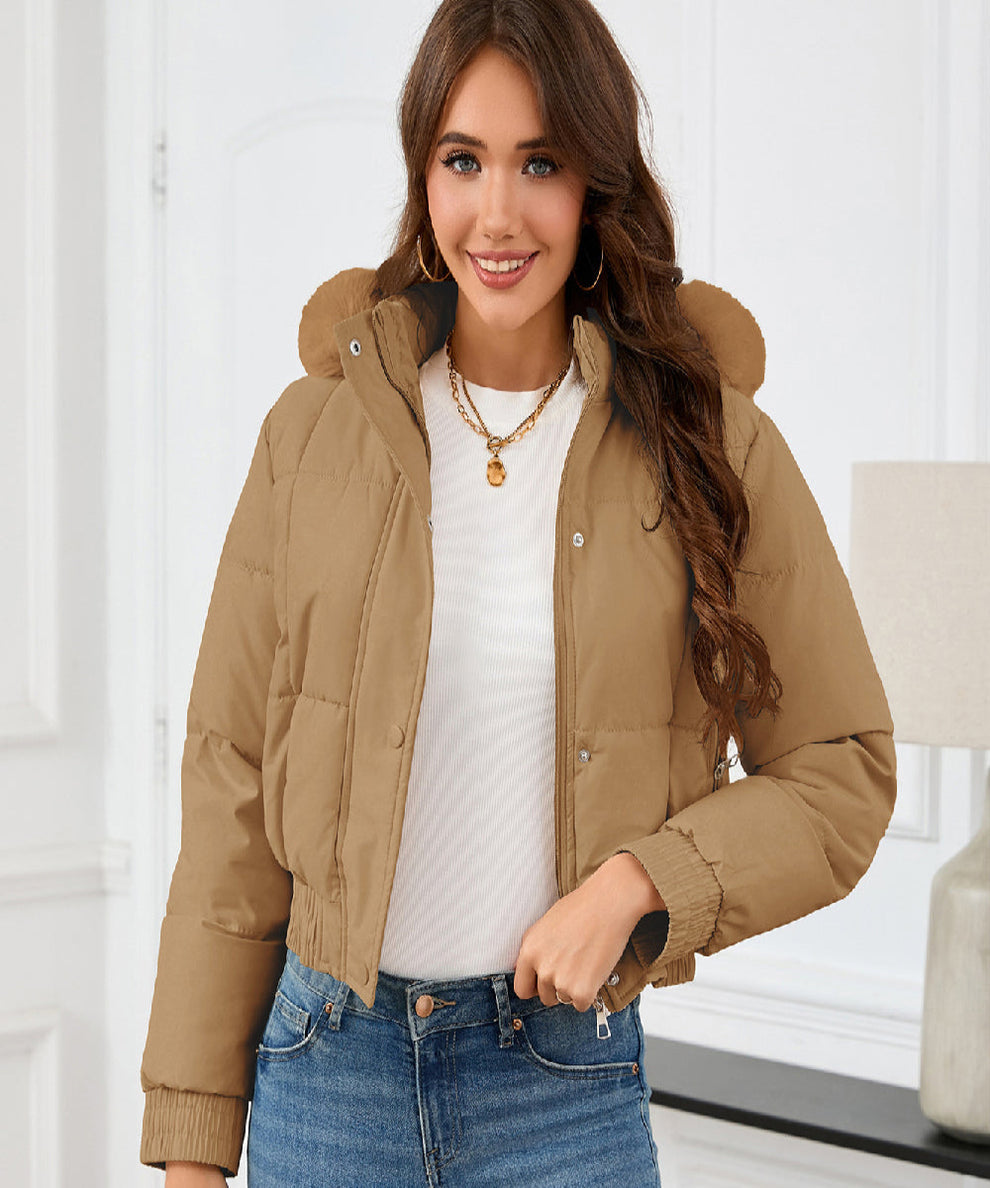 Chaqueta Acolchada con Capucha para Hombre | Ideal para Temporadas Frías
