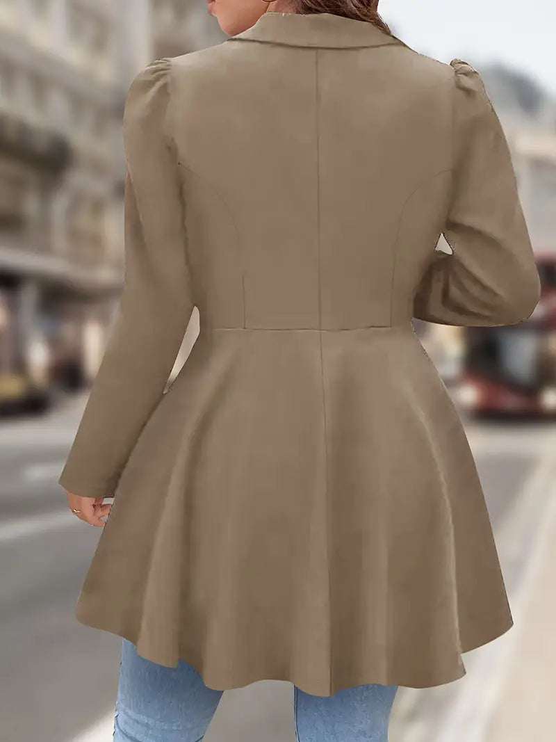 Blazer con Cierre de Un Botón para Mujer | Ideal para Uso Profesional y Semi-Formal