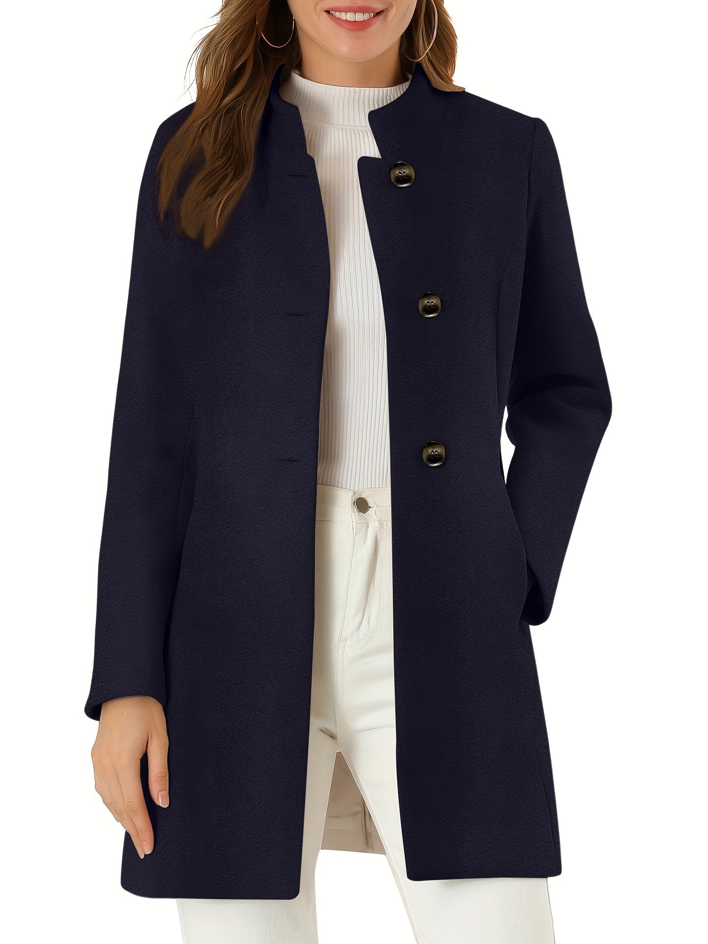 Blazer Tejido De Manga Larga Para Mujer | Ideal Para Uso Profesional Y Diario