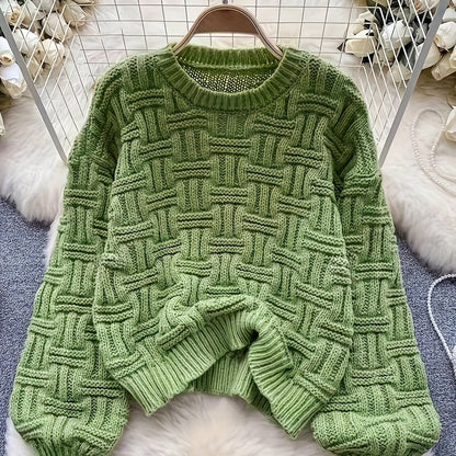Jersey de Corte Estándar con Cuello Redondo para Mujer | Ideal para Uso Diario