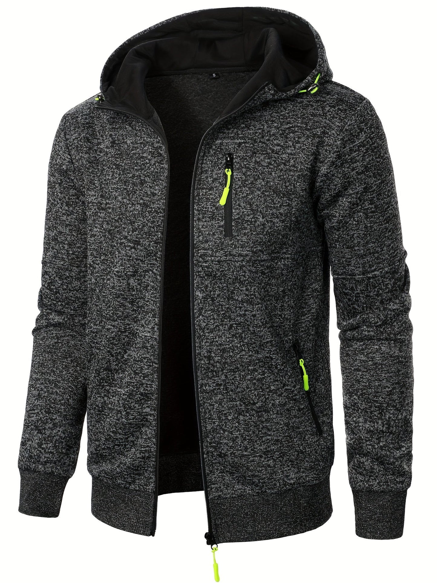 Chaqueta con Capucha y Cierre de Cremallera para Hombre | Ideal para Uso Diario