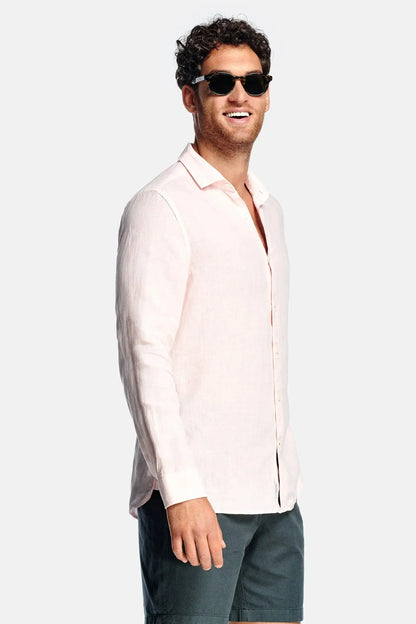 Camisa de Manga Larga con Corte Estándar para Hombre | Ideal para Uso Diario