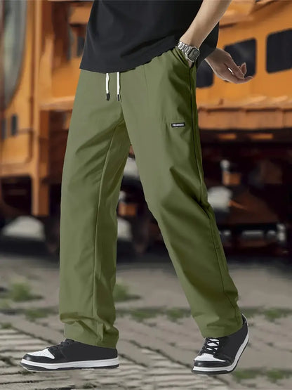 Pantalón Para Hombre Con Corte Holgado Y Cintura Ajustable | Ideal Para Uso Diario Y Actividades Informales