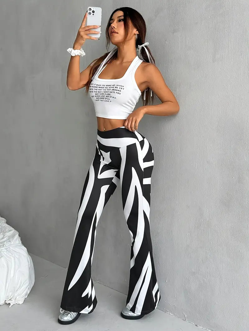 Pantalón De Talle Alto Con Corte Ajustado Para Mujer | Ideal Para Uso Diario O Profesional