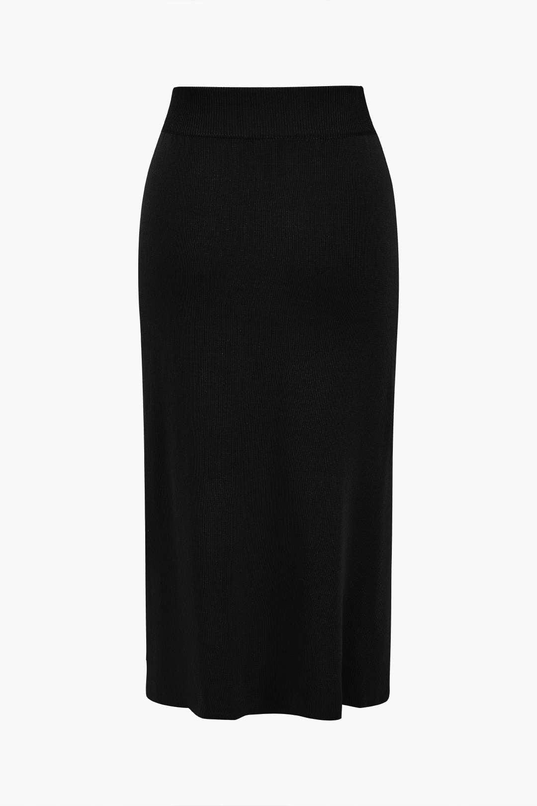 Conjunto De Dos Piezas Para Mujer Con Top Peplum Y Falda Lápiz | Ideal Para Uso Diario Y Trabajo