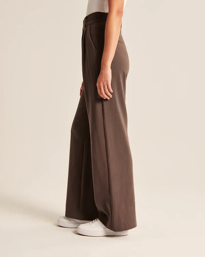 Pantalón Evasado Con Corte Ajustado En Cadera Para Mujer | Ideal Para Uso Diario Y Salidas
