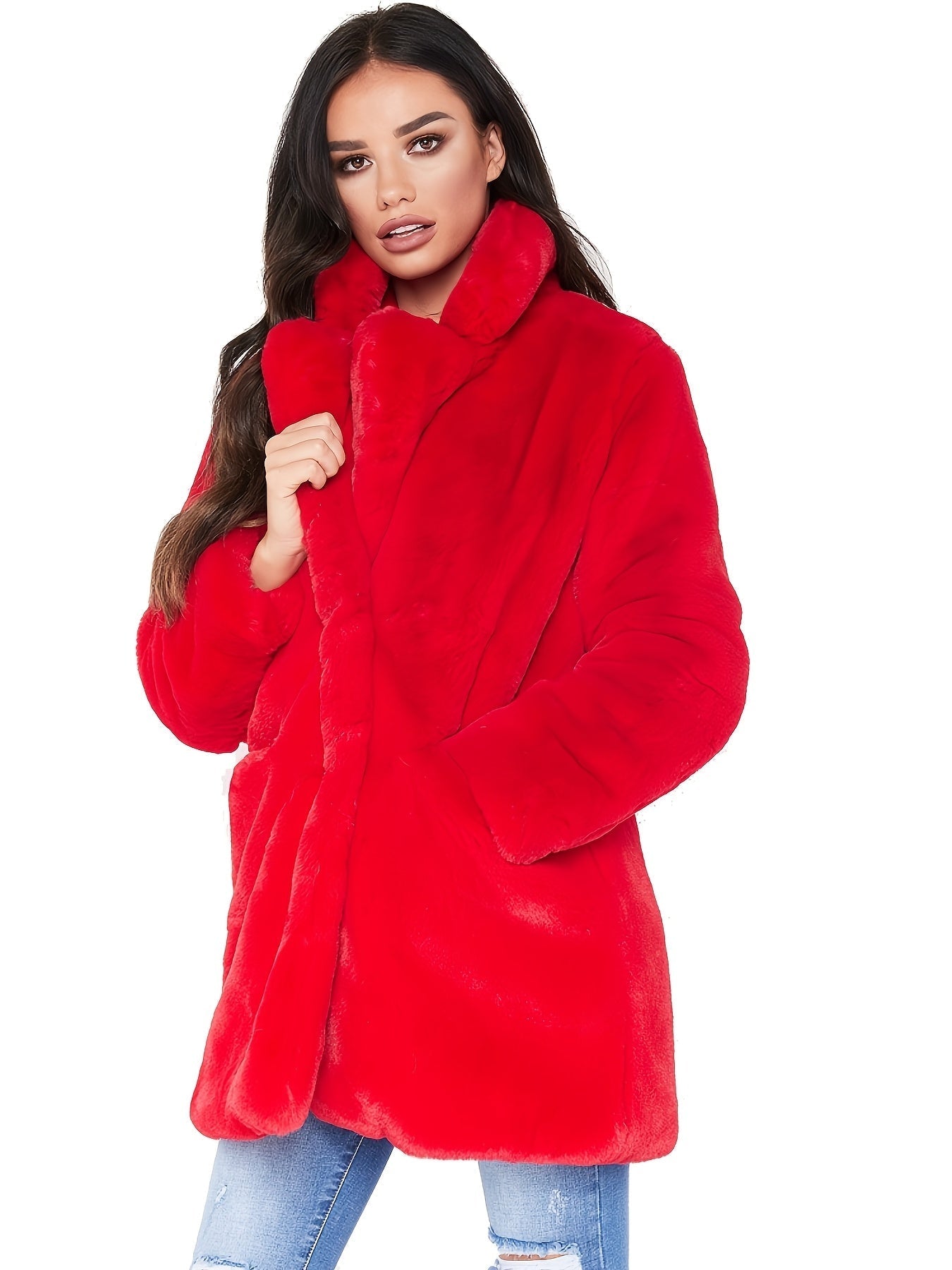 Abrigo Midi con Cierre Oculto para Mujer | Ideal para Temporadas de Transición