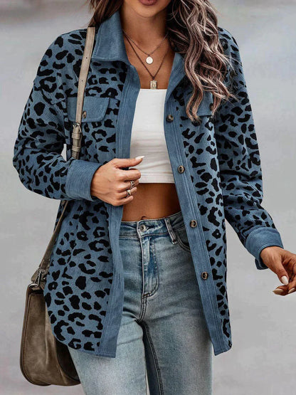 Abrigo Con Estampado Animal Para Mujer | Ideal Para Temporada Fría