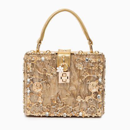 Pochette Rígida Con Asa Superior Y Cadena Amovible Para Eventos | Ideal Para Salidas Nocturnas
