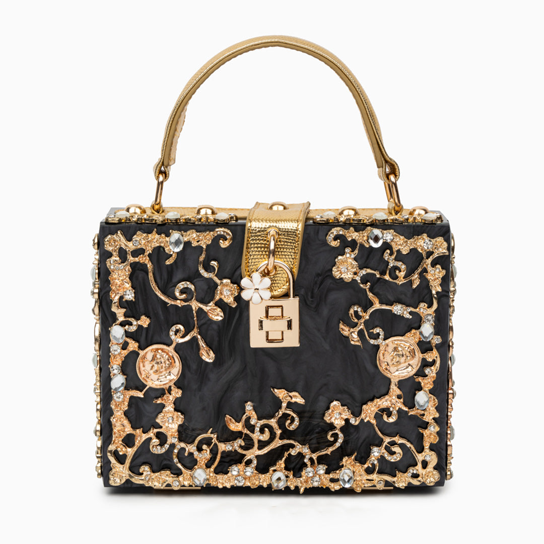 Pochette Rígida Con Asa Superior Y Cadena Amovible Para Eventos | Ideal Para Salidas Nocturnas