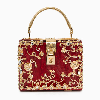 Pochette Rígida Con Asa Superior Y Cadena Amovible Para Eventos | Ideal Para Salidas Nocturnas