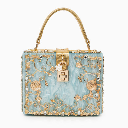 Pochette Rígida Con Asa Superior Y Cadena Amovible Para Eventos | Ideal Para Salidas Nocturnas