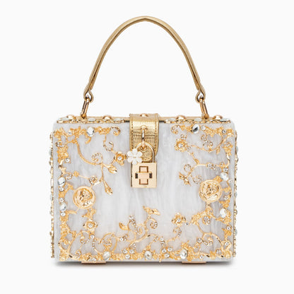 Pochette Rígida Con Asa Superior Y Cadena Amovible Para Eventos | Ideal Para Salidas Nocturnas