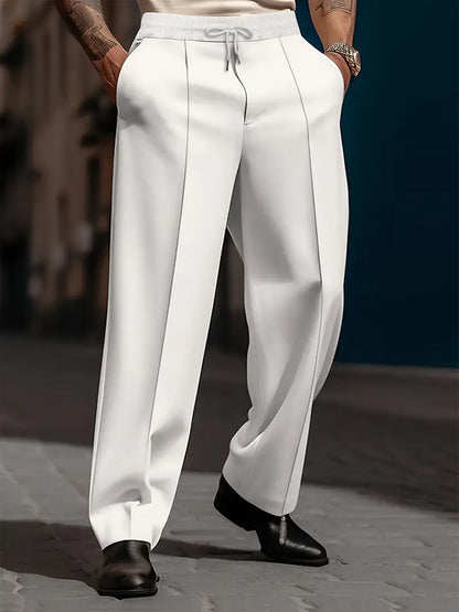 Pantalón con Cintura Elástica y Corte Amplio para Hombre | Ideal para Uso Diario y Ocio