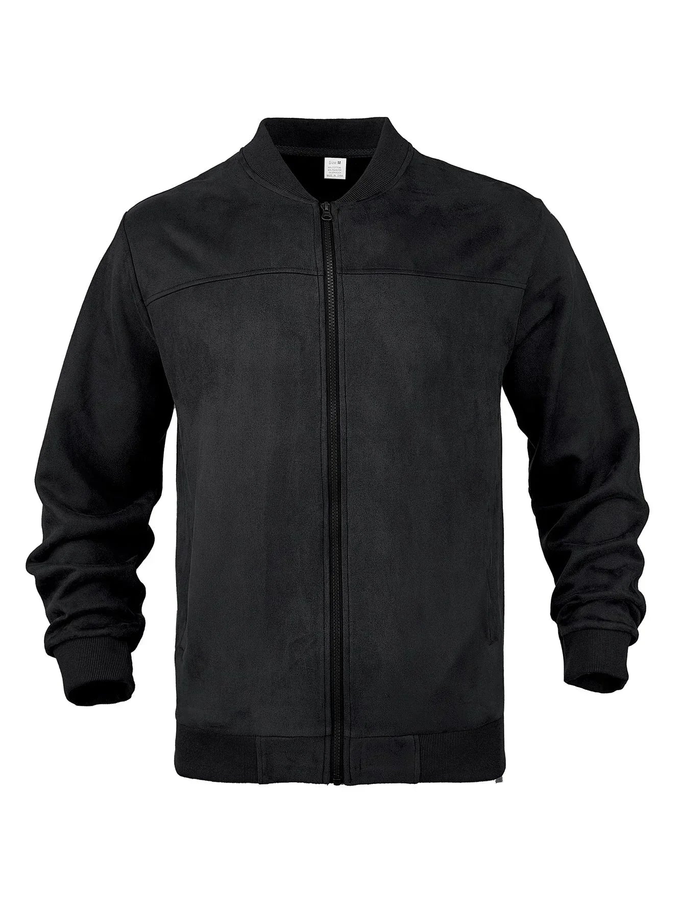 Blouson Con Cremallera Y Cuello Redondo Para Hombre | Ideal Para Uso Diario