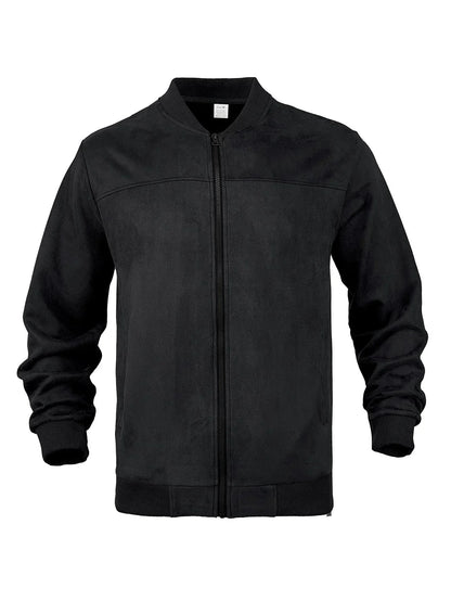 Blouson Con Cremallera Y Cuello Redondo Para Hombre | Ideal Para Uso Diario