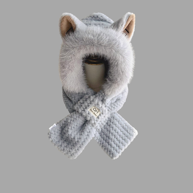 Accesorio 2 en 1 con Gorro y Bufanda para Niños y Adultos | Ideal para Salidas en Invierno