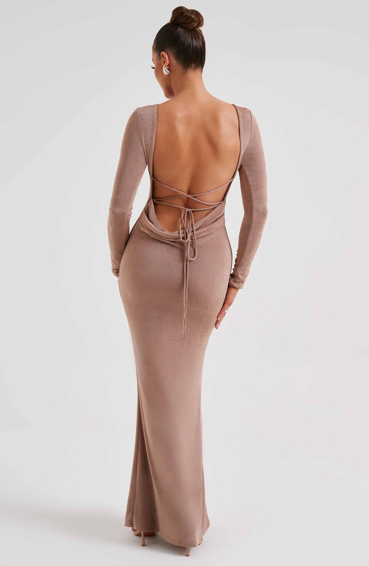 Vestido Largo Ajustado con Abertura Lateral para Mujer | Ideal para Eventos Formales y Noches