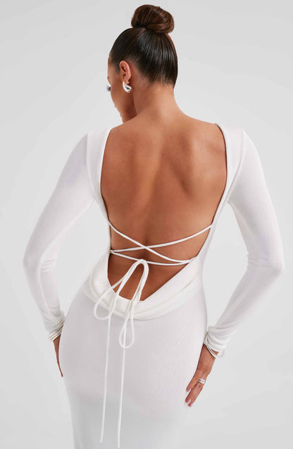 Vestido Largo Ajustado con Abertura Lateral para Mujer | Ideal para Eventos Formales y Noches