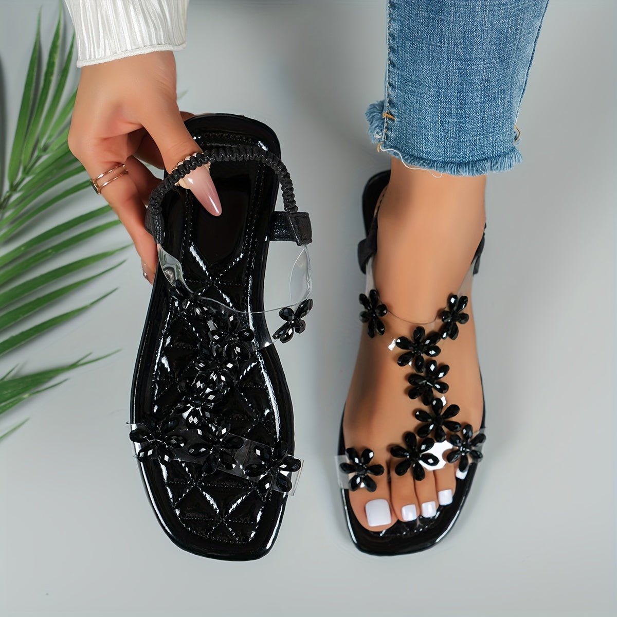 Sandalia Planas Slip-On Para Mujer | Ideales Para Uso Diario Y Actividades Cotidianas