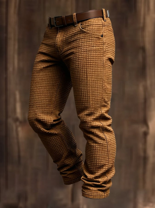 Pantalón De Corte Regular Para Hombre | Ideal Para Uso Diario Y Estilo Informal