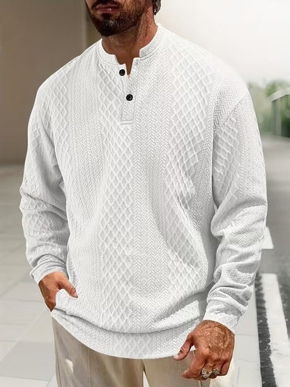 Jersey Con Motivo Geométrico Y Corte Relajado Para Hombre | Ideal Para Uso Diario