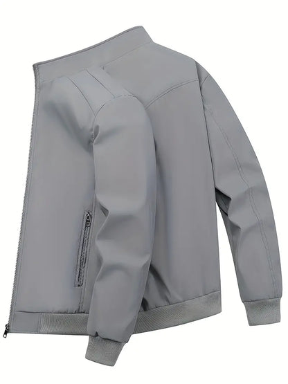 Chaqueta Ligera Con Cierre Frontal Para Hombre | Ideal Para Uso Diario Y Actividades Exteriores