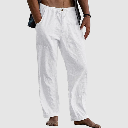 Pantalón Para Hombre Con Corte Holgado Y Cordon De Ajuste | Ideal Para Uso Diario Y Contextos Informales