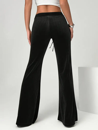 Pantalón De Talle Alto Con Corte Evasado Para Mujer | Ideal Para Oficina O Uso Diario