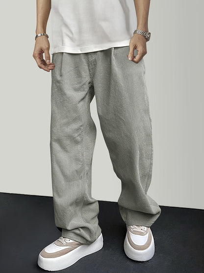 Pantalón Con Corte Recto Y Cintura Ajustable Para Adultos | Ideal Para Uso Diario E Informal