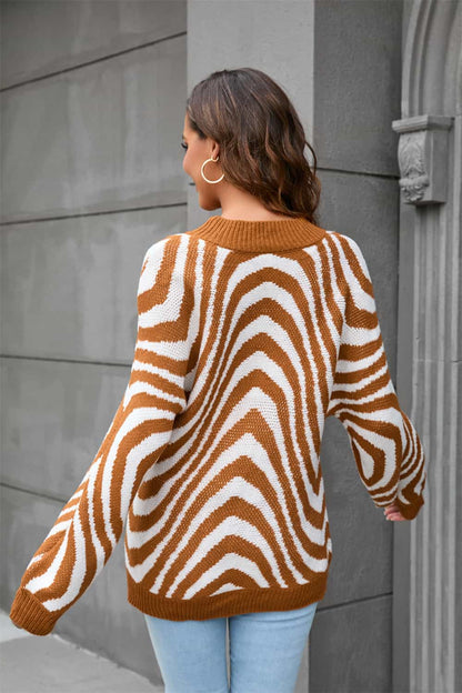 Jersey Con Cuello Redondo Y Estampado Para Mujer | Ideal Para Uso Diario