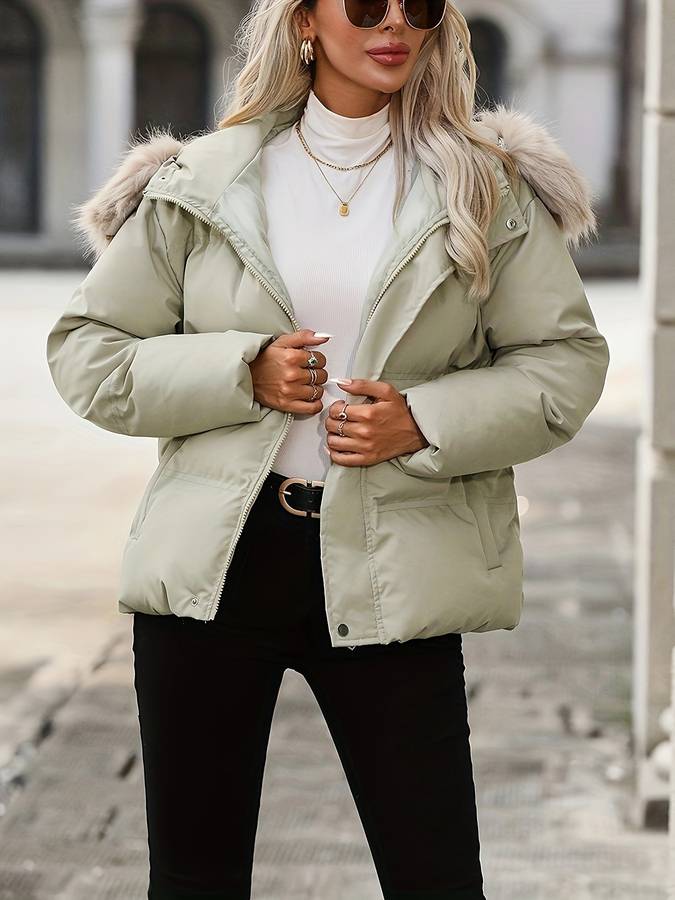 Chaqueta De Invierno Para Mujer Con Corte Funcional | Ideal Para Uso Diario