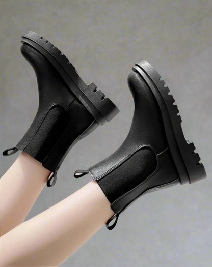 Botas Chelsea de Invierno con Diseño Slip-On y Suela Gruesa para Mujer | Ideal para Invierno