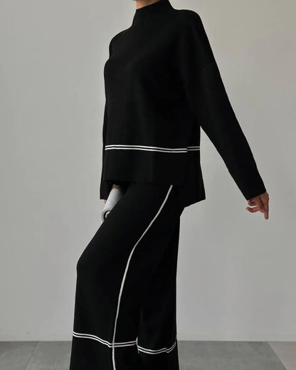 Conjunto de Top y Pantalón de Corte Amplio para Mujer | Ideal para Uso Diario y Salidas
