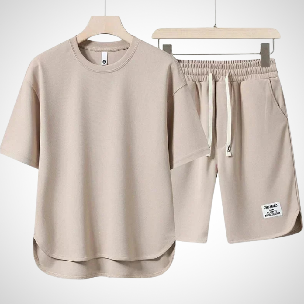 Conjunto Dos Piezas con Camiseta Oversize y Short Elástico para Adultos | Ideal para Uso Diario