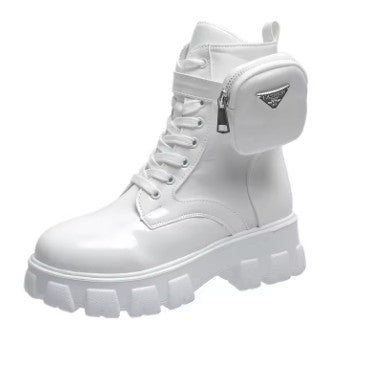 Botas De Invierno Con Cordones Y Plataforma Para Mujer | Ideal Para Uso Diario