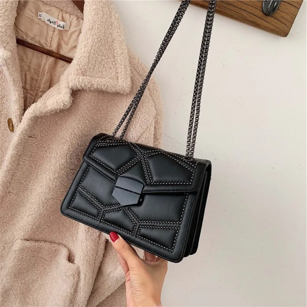 Bolso Crossbody Rectangular con Bandolera de Cadena para Mujer | Ideal para Uso Diario