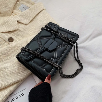 Bolso Crossbody Rectangular con Bandolera de Cadena para Mujer | Ideal para Uso Diario