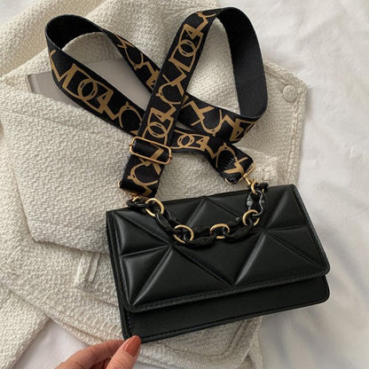 Bolso de Mano Acolchado con Cierre de Solapa para Mujer | Ideal para Uso Diario y Salidas