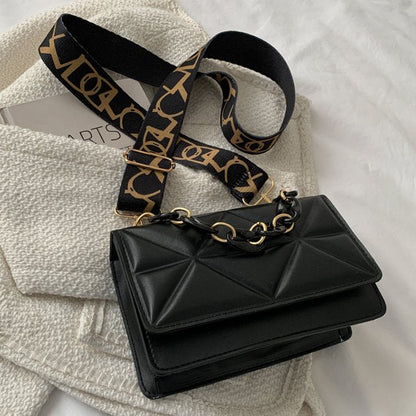 Bolso de Mano Acolchado con Cierre de Solapa para Mujer | Ideal para Uso Diario y Salidas
