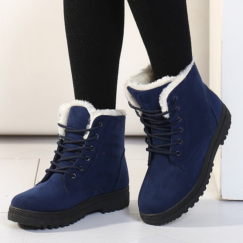 Botas De Invierno Con Cordones Para Mujer | Ideal Para Temporada Fría