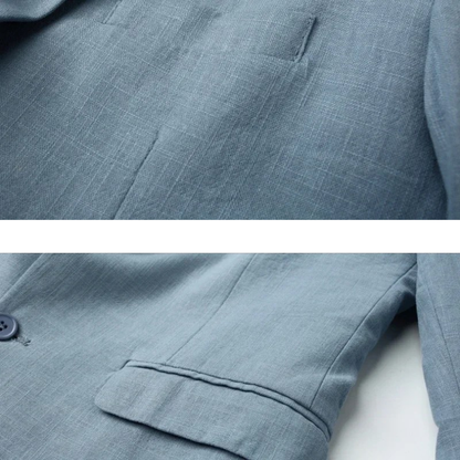 Blazer Con Corte Estándar Para Hombre | Ideal Para Temporadas Cálidas Y Uso Profesional Ligero