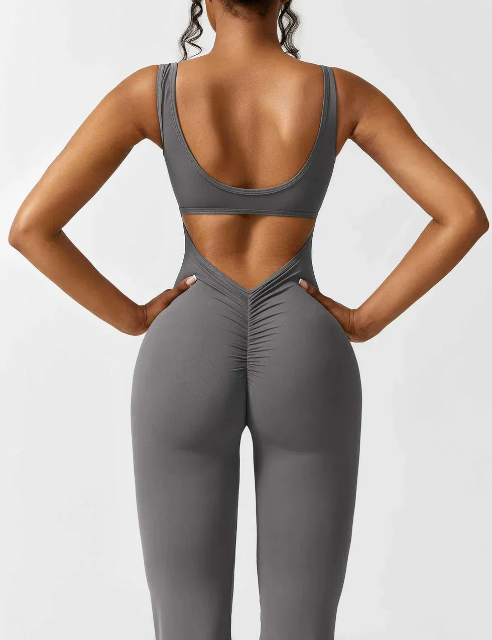 Mono con Pierna Evasada y Espalda En V para Mujer | Ideal para Uso En Interior
