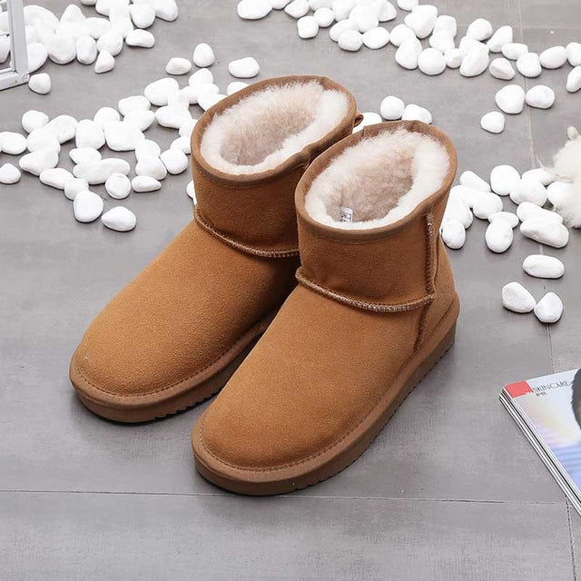 Botas De Nieve De Caña Baja Para Mujer | Ideal Para Temporada De Invierno