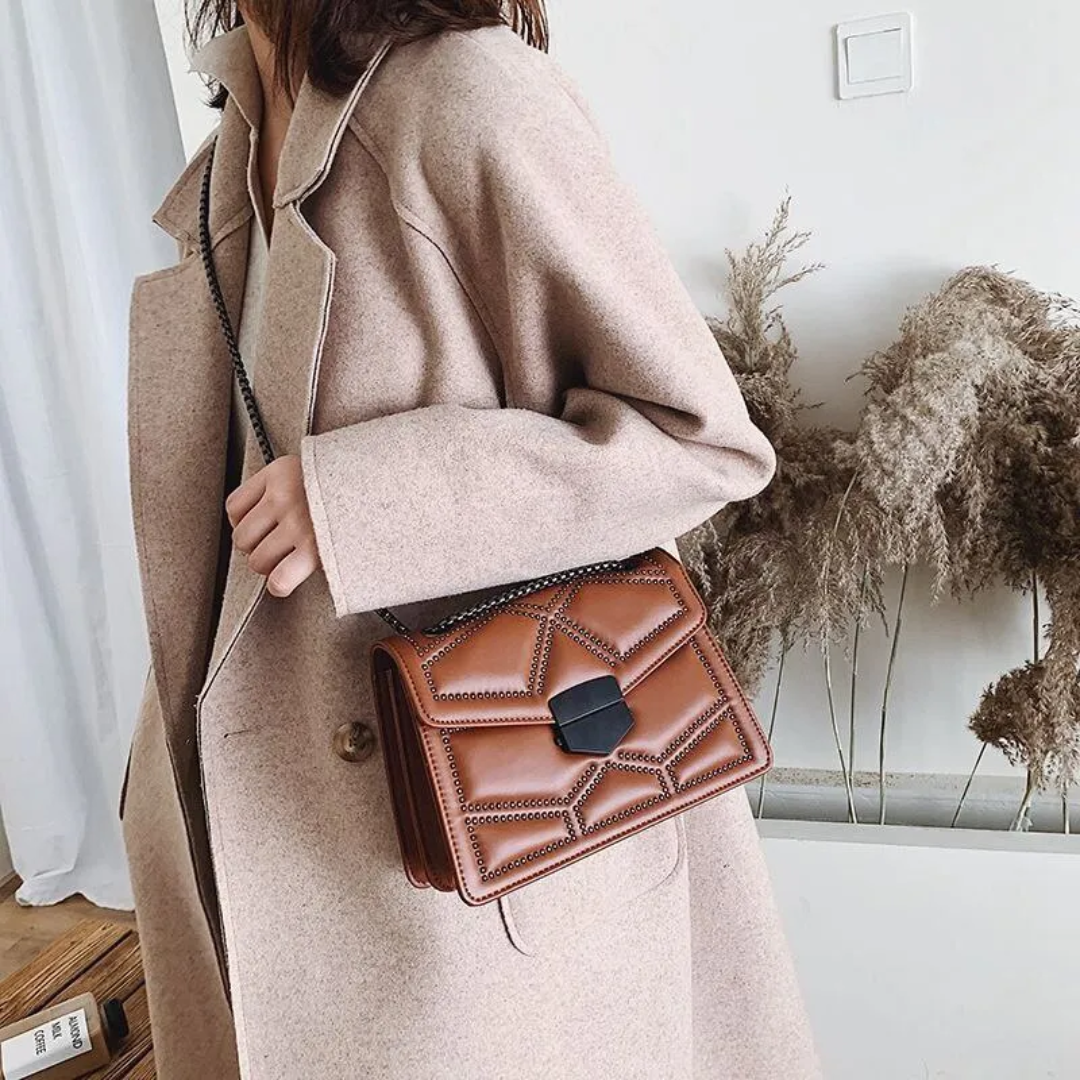 Bolso Crossbody Rectangular con Bandolera de Cadena para Mujer | Ideal para Uso Diario