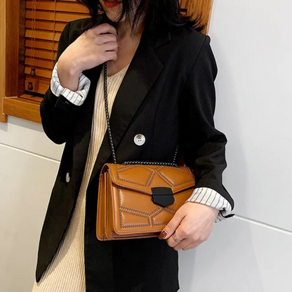 Bolso Crossbody Rectangular con Bandolera de Cadena para Mujer | Ideal para Uso Diario