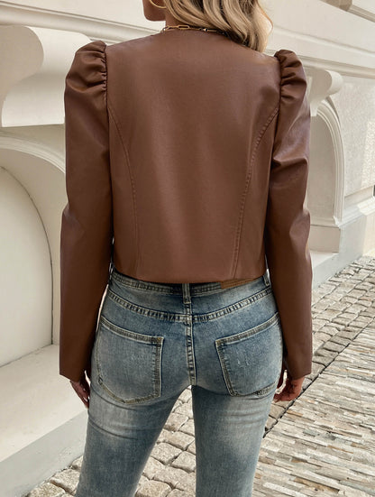Blazer Corto con Mangas Largas para Mujer | Ideal para Oficina o Uso Diario